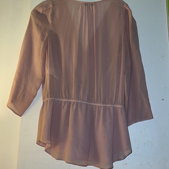 Babaton pink silk top - Picture 6 of 11